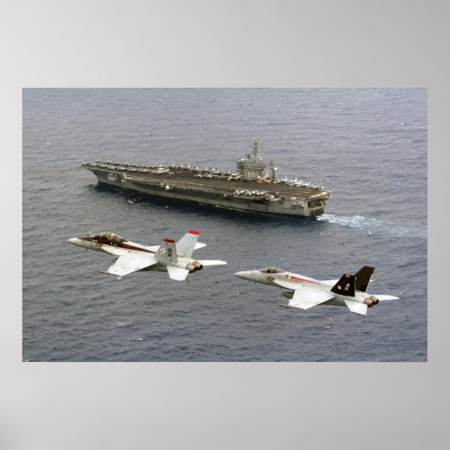 Póster F/A-18E Super Hornet (Frente)