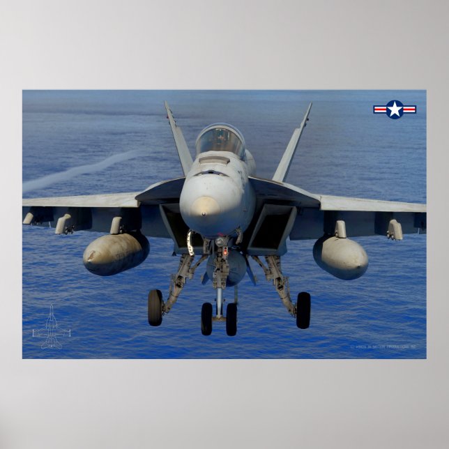 PÓSTER F/A-18E SUPER HORNET (Frente)
