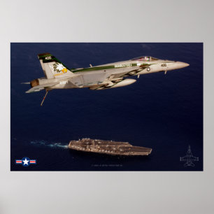 PÓSTER F/A-18E SUPER HORNET