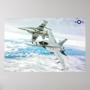 PÓSTER F/A-18E SUPER HORNET