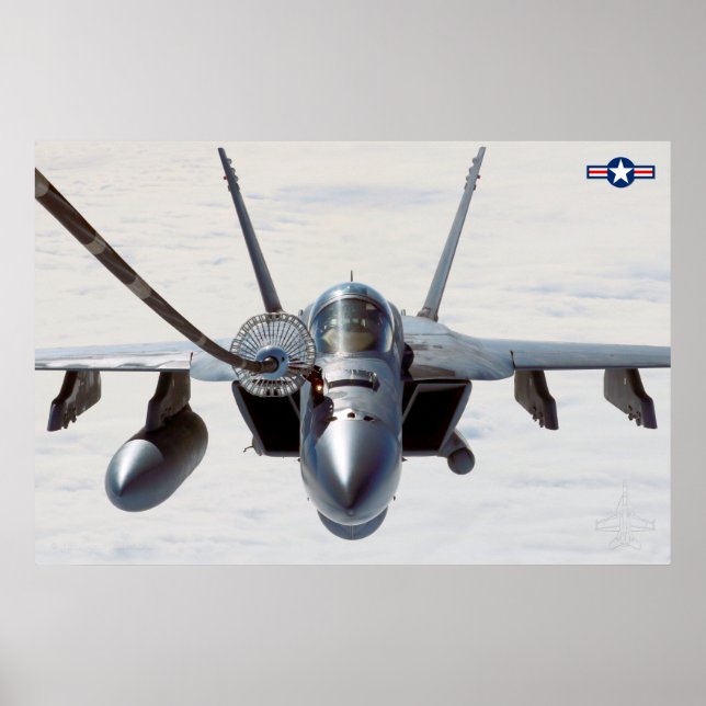 PÓSTER F/A-18E SUPER HORNET (Frente)