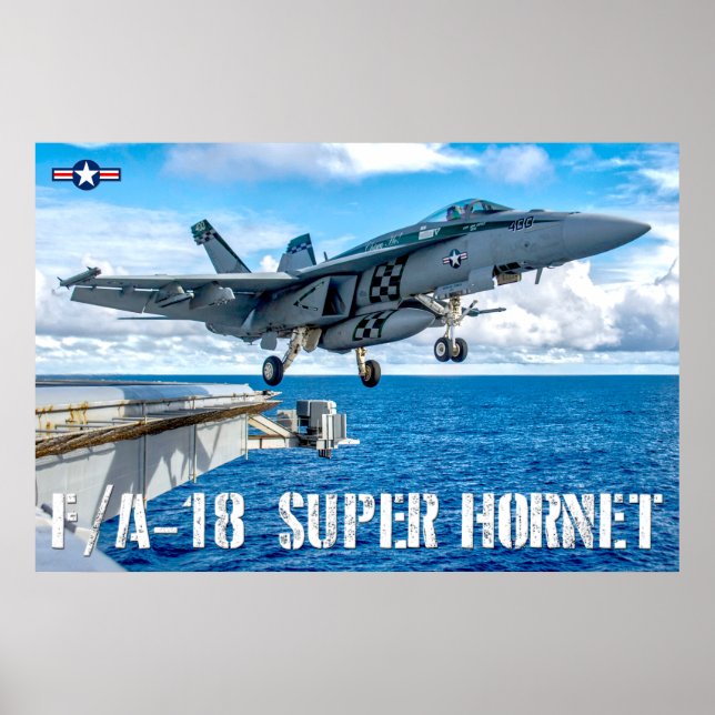 PÓSTER F/A-18E SUPER HORNET (Frente)