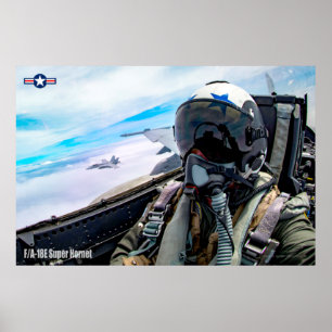 PÓSTER F/A-18E SUPER HORNET