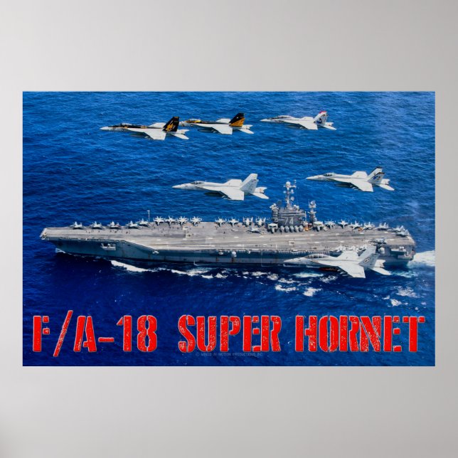 PÓSTER F/A-18E SUPER HORNET (Frente)