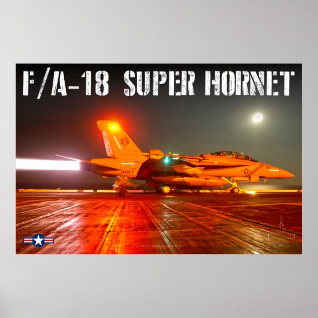 PÓSTER F/A-18F SUPER HORNET (Frente)