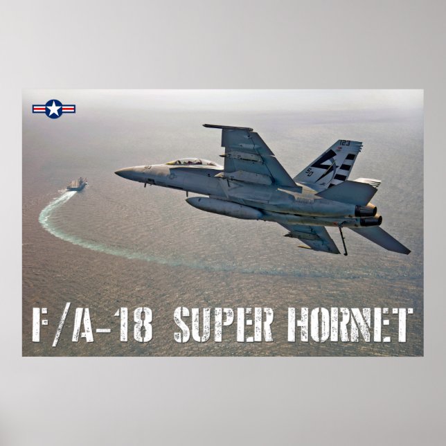 PÓSTER F/A-18F SUPER HORNET (Frente)