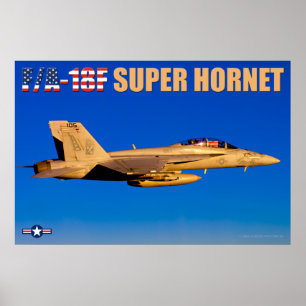PÓSTER F/A-18F SUPER HORNET