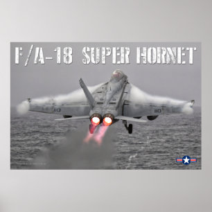 PÓSTER F/A-18F SUPER HORNET
