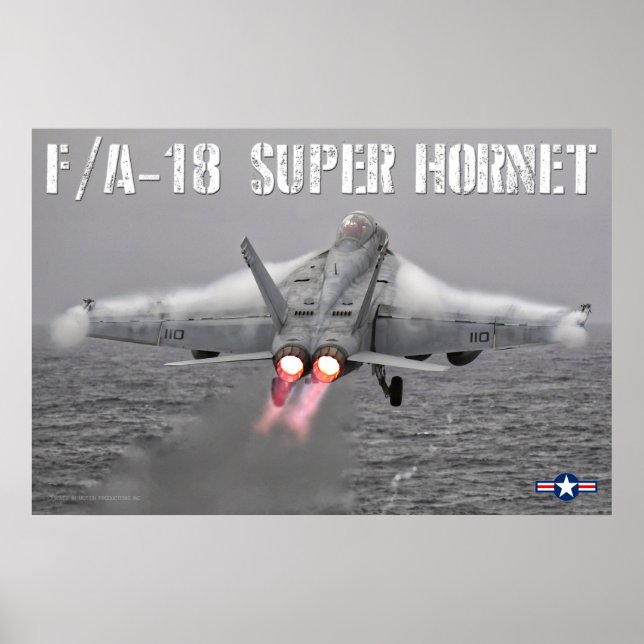 PÓSTER F/A-18F SUPER HORNET (Frente)
