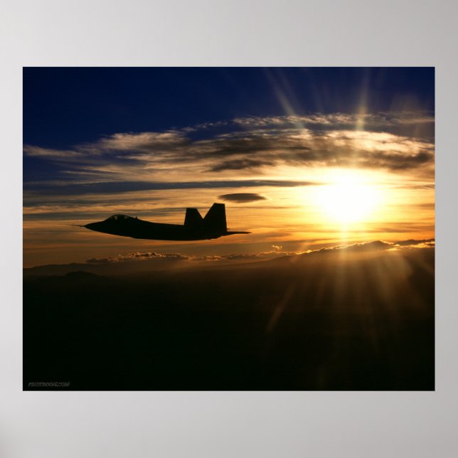 Póster F/A-22 Raptor (Frente)