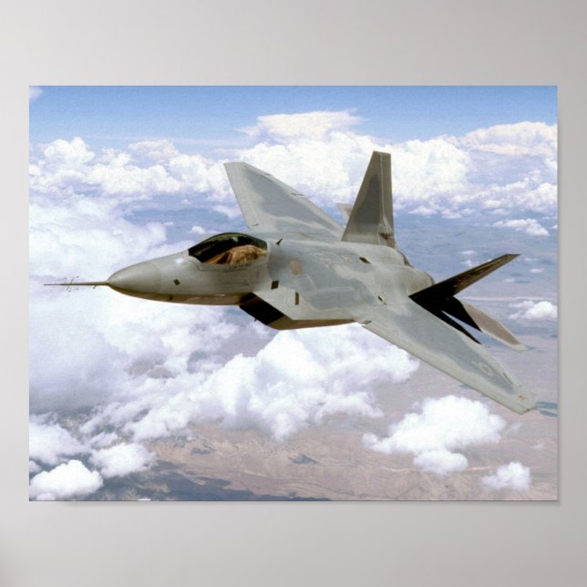Póster F/A-22 Raptor (Frente)