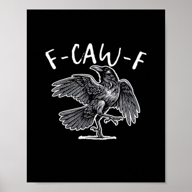 Póster F-Caw-F Clásico Retro (Frente)
