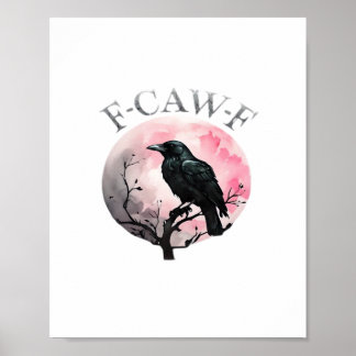 Póster F-Caw-F Clásico Retro Cool