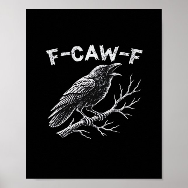 Póster F-Caw-F Classic Retro Style (Frente)