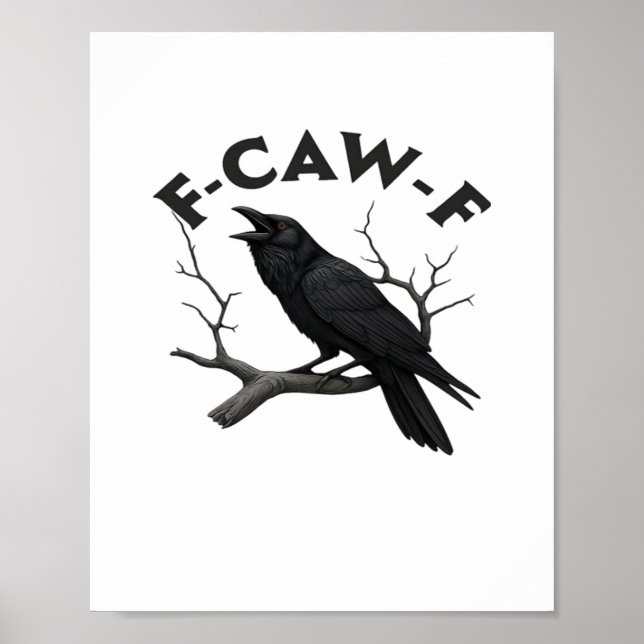 Póster F Caw F Estética Creativa Esencial (Frente)