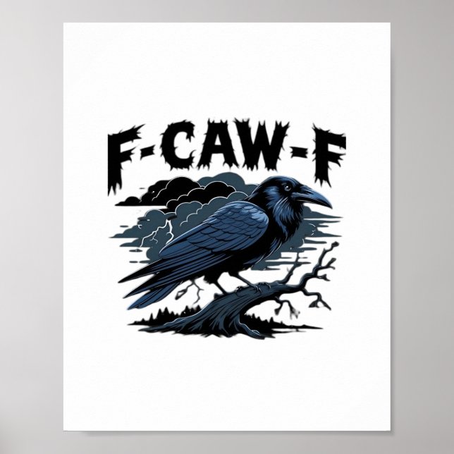 Póster F-Caw-F Minimal Clean (Frente)