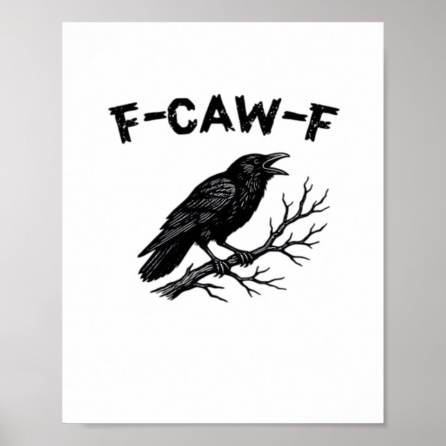 Póster F-Caw-F Minimal Clean (Frente)
