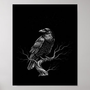Póster F-caw-f - Raven - Crow - Halloween Costume Premium