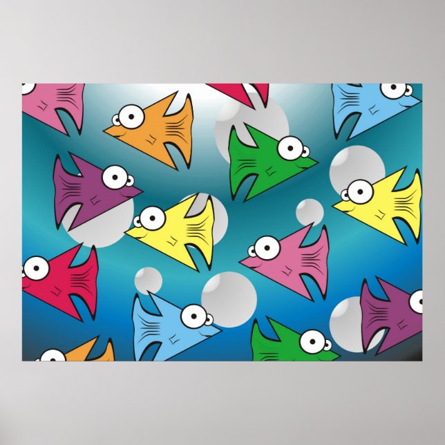 Póster ¡F es para Fishy! (Frente)