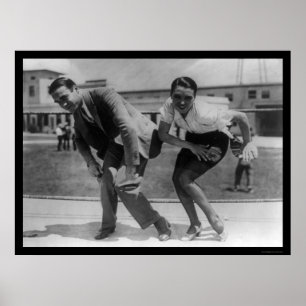 Póster F. Farnum Enseñando a una actriz el Charleston 192