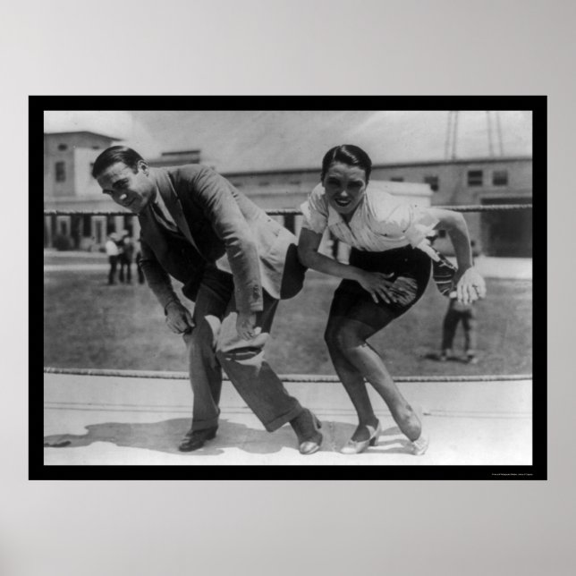 Póster F. Farnum Enseñando a una actriz el Charleston 192 (Frente)