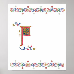 Póster F Poster medieval