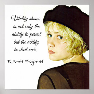 Póster F. Scott Fitzgerald