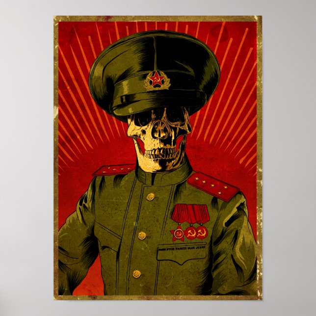 Póster F*** Tus Jeans Azules Yankee (Frente)