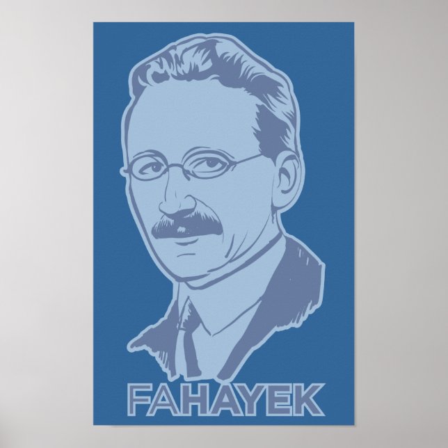 Póster FA Hayek Poster (Frente)