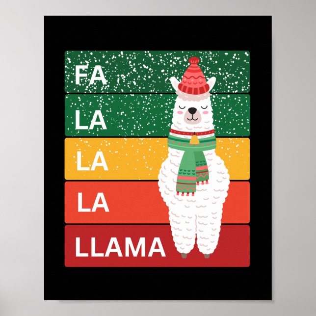 PÓSTER FA LA LA LLAMA (Frente)