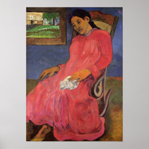 Póster 'Faaturuma (melancolía)' - Imagen de Paul Gauguin