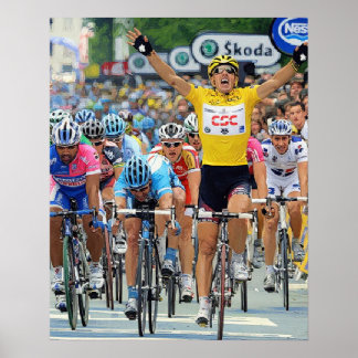 Póster Fabian Cancellara Héroe Temprano Etapa 3 Tour de F