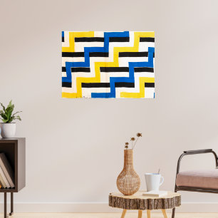 Póster Fabric simultáneo   Sonia Delaunay  