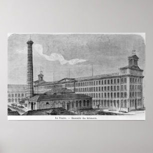 Póster Fábrica de algodón de Foudre del La