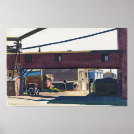 Póster Fábrica de cajas, Gloucester | Edward Hopper |