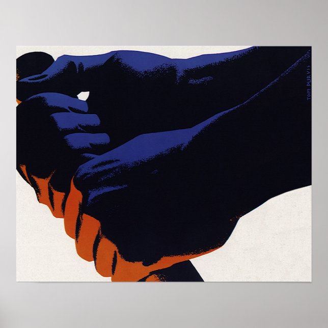 Póster Fábrica de Empresas Vintage, Producción de Fabrica (Frente)