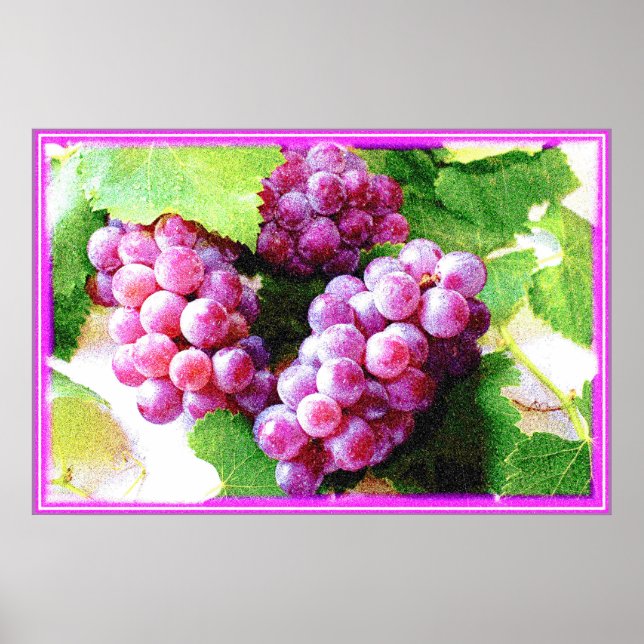 Póster "Fábrica De Frutas De Uvas" Foto Cuta. ¡Hazte con  (Frente)