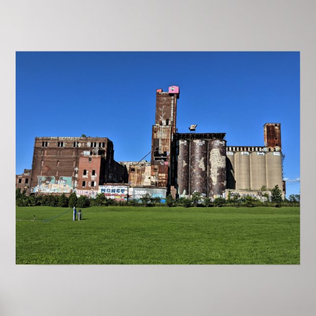 Póster Fábrica de Maletas de Saint Henri Montreal Quebec  (Frente)