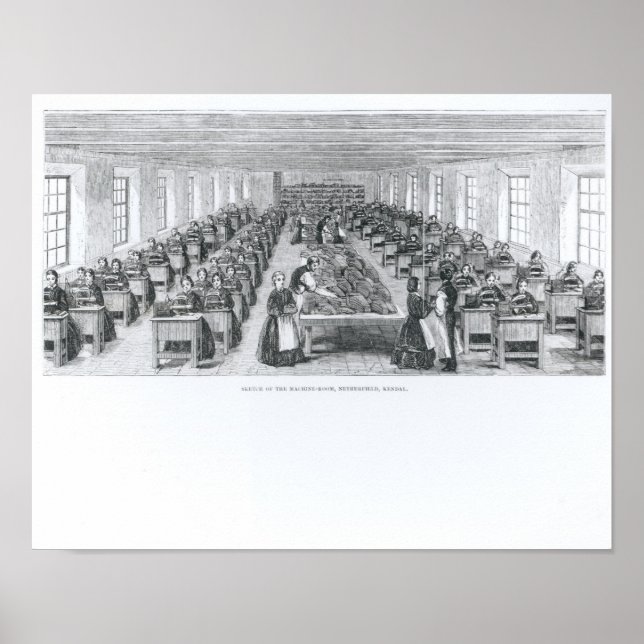 Póster Fábrica de zapatos (Frente)