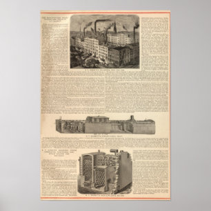 Póster Fabricación, almacenes