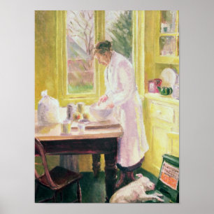 Póster Fabricación de la empanada de Apple