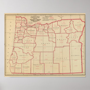 Póster Fabricación de Oregon, industrias mecánicas