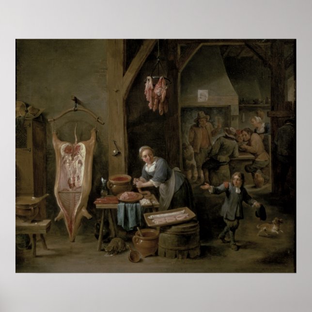 Póster Fabricación de salchichas, 1651 (Frente)