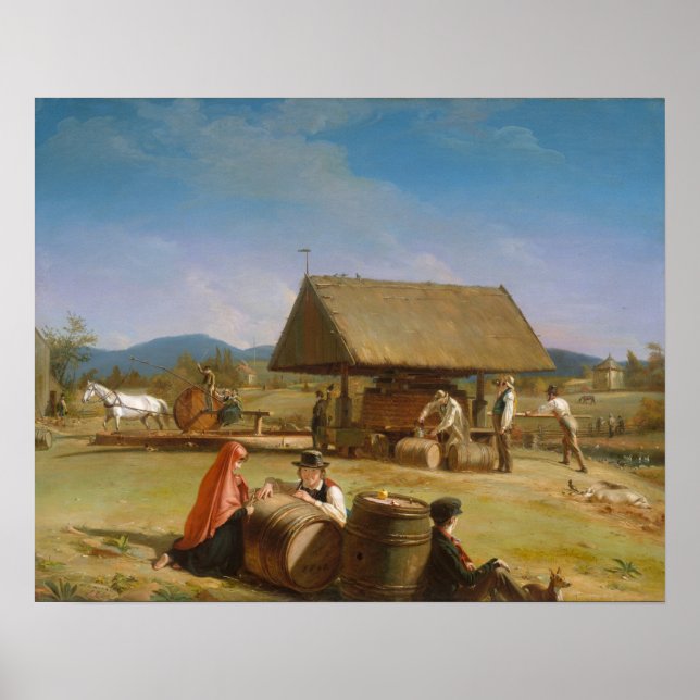 Póster Fabricación de sidores (Frente)