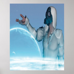 Póster Fabricante de planetas