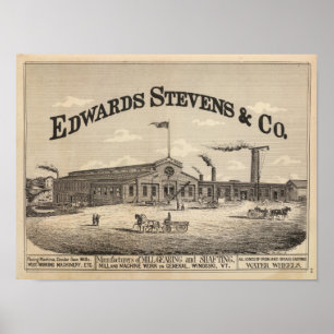 Póster Fabricantes de Edwards Stevens y del Co en