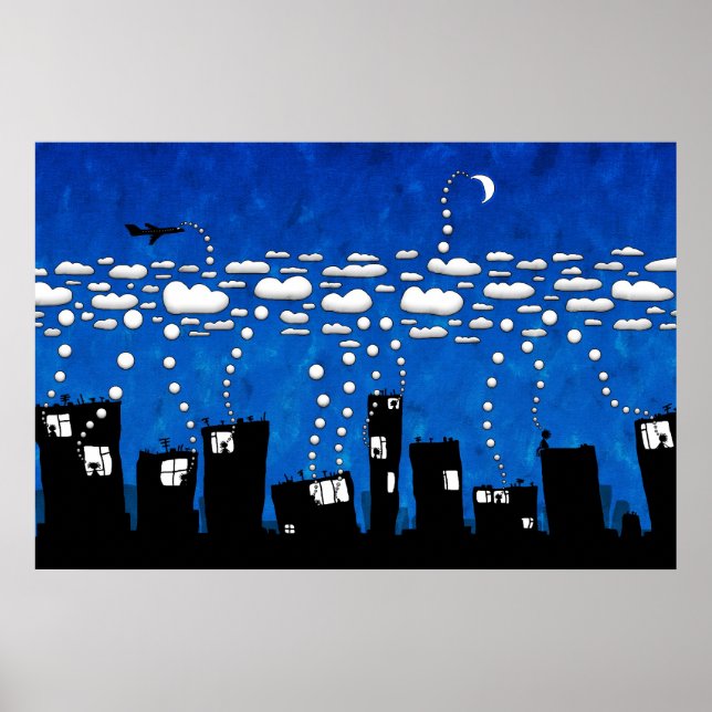 Póster Fabricantes de nubes (Frente)