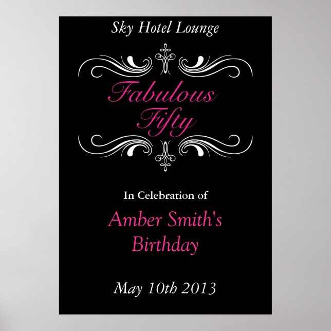 Póster Fabuloso Cincuenta (Frente)