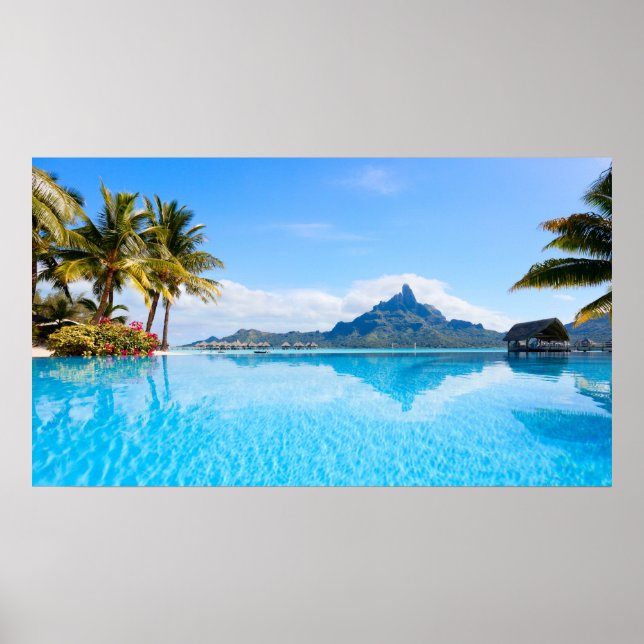 Póster Fabuloso litoral tropical (Frente)