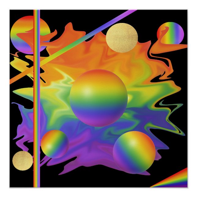 Póster Fabuloso Orgullo - Espías vibrantes en danza cósmi (Anverso)